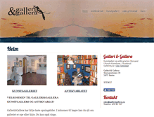 Tablet Screenshot of gallerigallera.no